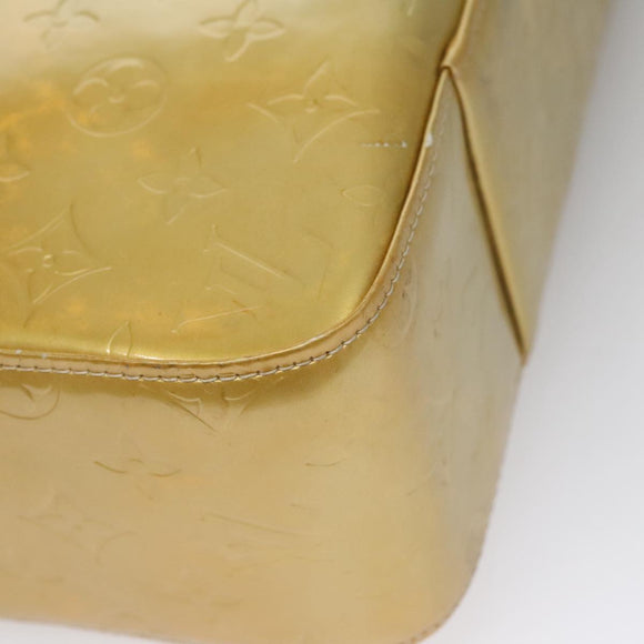 LOUIS VUITTON Monogram Vernis Columbus Tote Bag Gris M91028 LV Auth bs21249