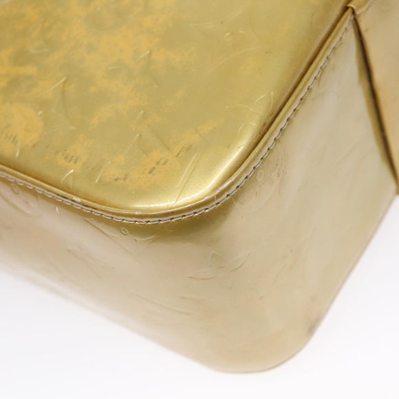 LOUIS VUITTON Monogram Vernis Columbus Tote Bag Gris M91028 LV Auth bs21249