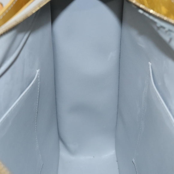 LOUIS VUITTON Monogram Vernis Columbus Tote Bag Gris M91028 LV Auth bs21249