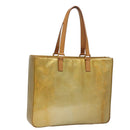 LOUIS VUITTON Monogram Vernis Columbus Tote Bag Gris M91028 LV Auth bs21249-1