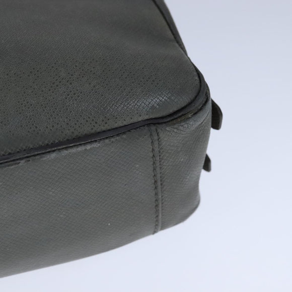 LOUIS VUITTON Taiga Neopavel Clutch Bag Gray Gracie M32684 LV Auth bs21264