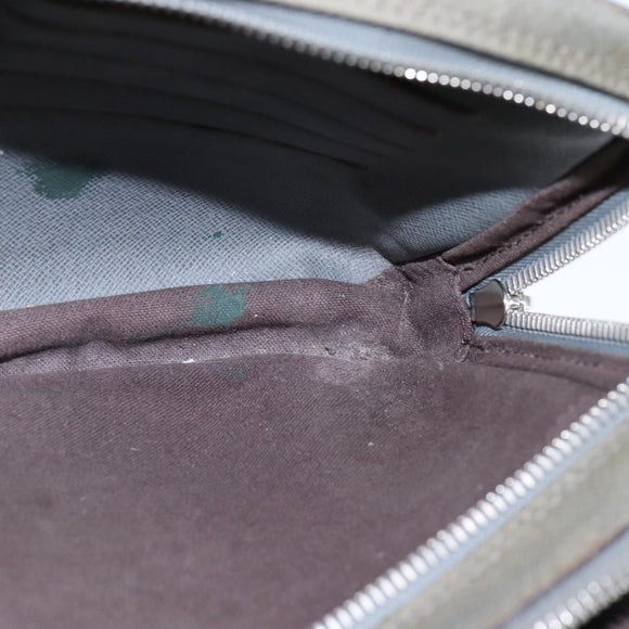 LOUIS VUITTON Taiga Neopavel Clutch Bag Gray Gracie M32684 LV Auth bs21264