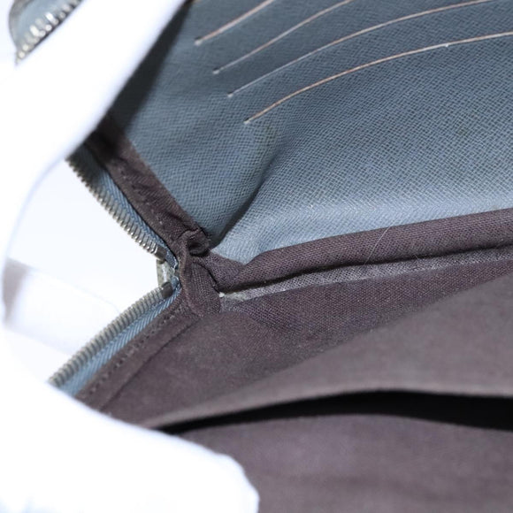 LOUIS VUITTON Taiga Neopavel Clutch Bag Gray Gracie M32684 LV Auth bs21264