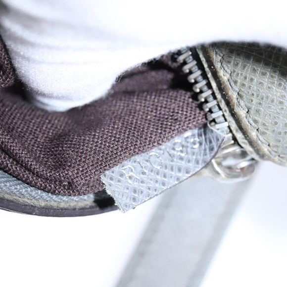 LOUIS VUITTON Taiga Neopavel Clutch Bag Gray Gracie M32684 LV Auth bs21264