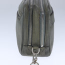 LOUIS VUITTON Taiga Neopavel Clutch Bag Gray Gracie M32684 LV Auth bs21264-4