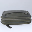 LOUIS VUITTON Taiga Neopavel Clutch Bag Gray Gracie M32684 LV Auth bs21264-5