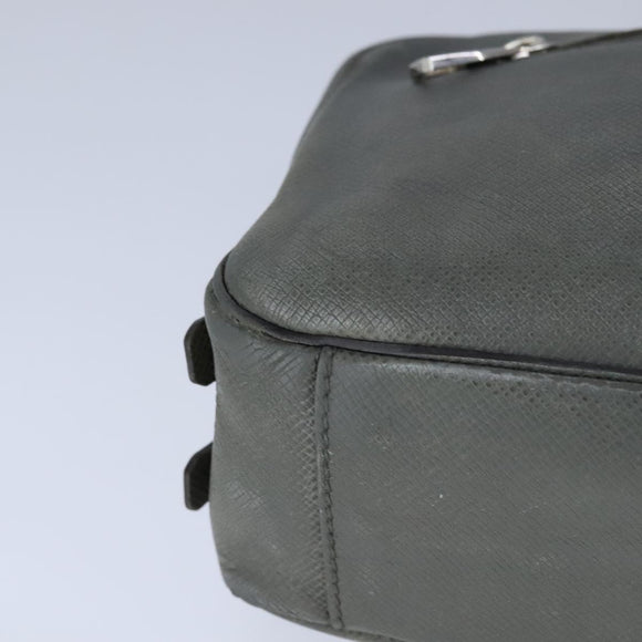 LOUIS VUITTON Taiga Neopavel Clutch Bag Gray Gracie M32684 LV Auth bs21264