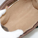 GUCCI GG Supreme Web Sherry Line Clutch Bag PVC Beige Red 89 01 032 Auth bs21276-14