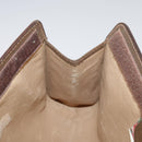 GUCCI GG Supreme Web Sherry Line Clutch Bag PVC Beige Red 89 01 032 Auth bs21276-16