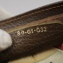 GUCCI GG Supreme Web Sherry Line Clutch Bag PVC Beige Red 89 01 032 Auth bs21276-17