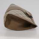 GUCCI GG Supreme Web Sherry Line Clutch Bag PVC Beige Red 89 01 032 Auth bs21276-5