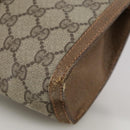 GUCCI GG Supreme Web Sherry Line Clutch Bag PVC Beige Red 89 01 032 Auth bs21276-9