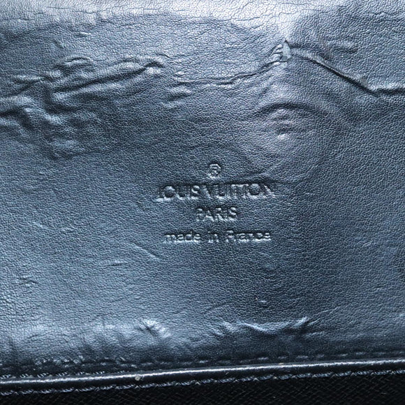 LOUIS VUITTON Taiga Serviette Tobolt Souffle Bag Ardoise M30792 LV Auth bs21278