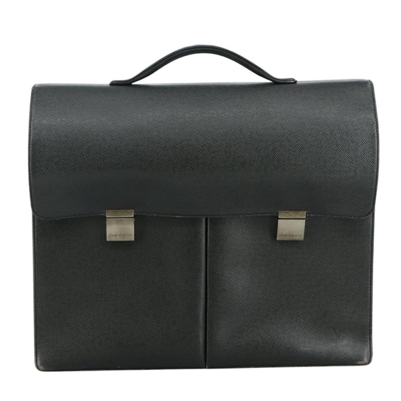 LOUIS VUITTON Taiga Serviette Tobolt Souffle Bag Ardoise M30792 LV Auth bs21278