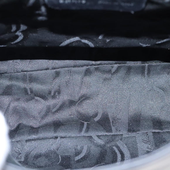 Salvatore Ferragamo Shoulder Bag Patent leather Black Auth bs21286