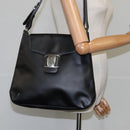 Salvatore Ferragamo Shoulder Bag Patent leather Black Auth bs21286-20