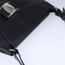 Salvatore Ferragamo Shoulder Bag Patent leather Black Auth bs21286-6