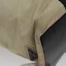 PRADA Tote Bag Nylon Beige Auth bs21295-15