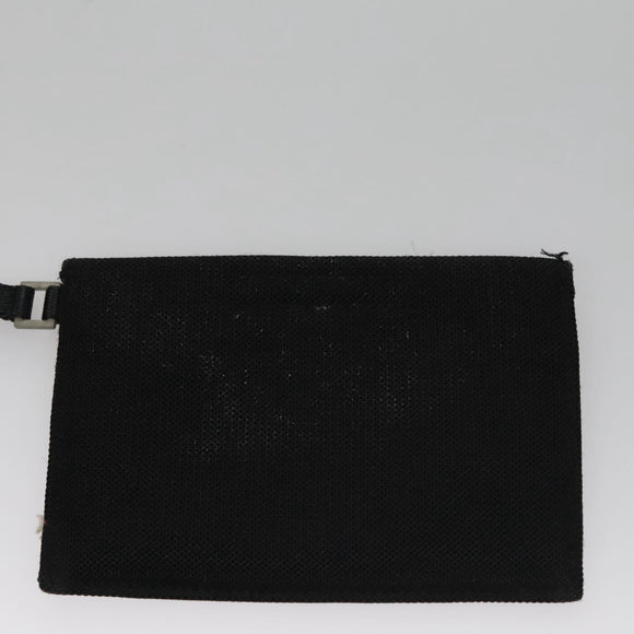 PRADA Tote Bag Nylon Beige Auth bs21295