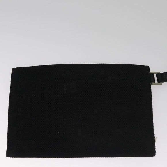 PRADA Tote Bag Nylon Beige Auth bs21295