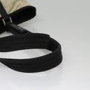 PRADA Tote Bag Nylon Beige Auth bs21295-7