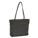 PRADA Tote Bag Nylon Gray Auth bs21296-1