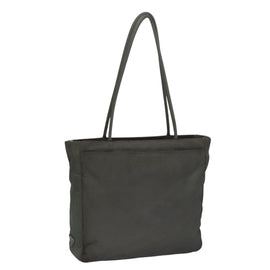 PRADA Tote Bag Nylon Gray Auth bs21296