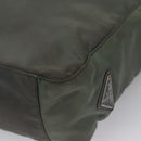 PRADA Tote Bag Nylon Gray Auth bs21296-12