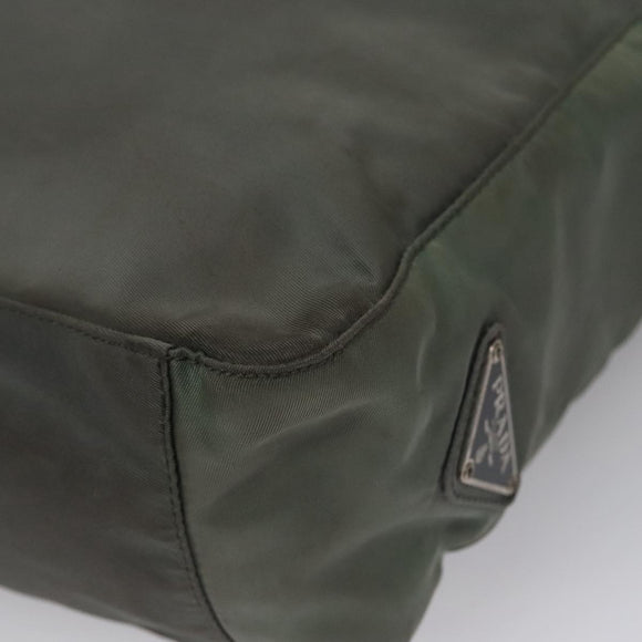 PRADA Tote Bag Nylon Gray Auth bs21296