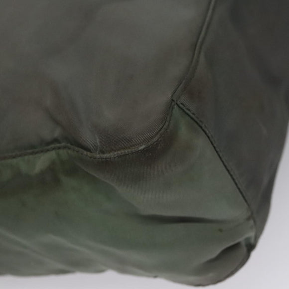 PRADA Tote Bag Nylon Gray Auth bs21296