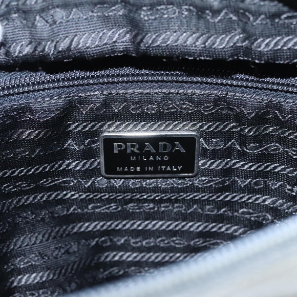 PRADA Tote Bag Nylon Gray Auth bs21296