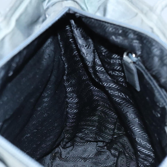 PRADA Tote Bag Nylon Gray Auth bs21296