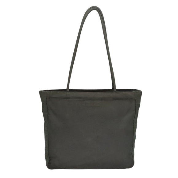 PRADA Tote Bag Nylon Gray Auth bs21296