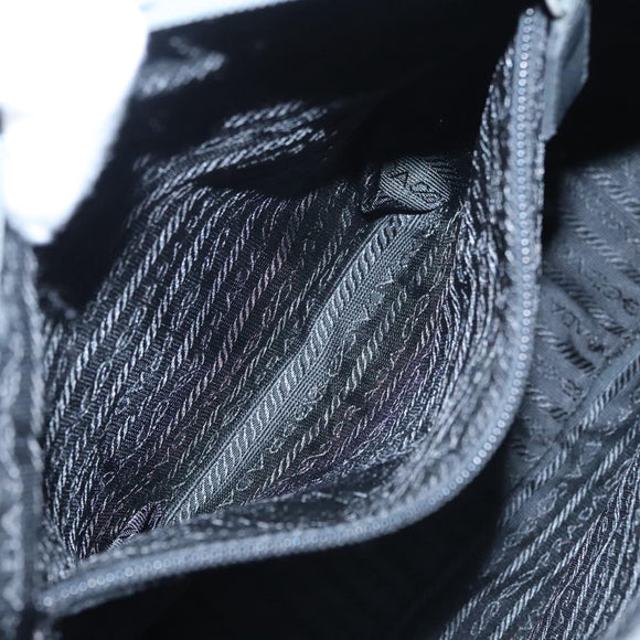 PRADA Tote Bag Nylon Gray Auth bs21296