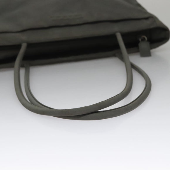 PRADA Tote Bag Nylon Gray Auth bs21296