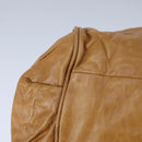 Chloe Etel Hand Bag Leather 2way Brown Gold Auth bs21307-12