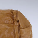 Chloe Etel Hand Bag Leather 2way Brown Gold Auth bs21307-13