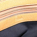 Chloe Etel Hand Bag Leather 2way Brown Gold Auth bs21307-15