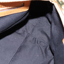 Chloe Etel Hand Bag Leather 2way Brown Gold Auth bs21307-17