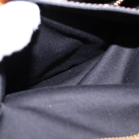 Chloe Etel Hand Bag Leather 2way Brown Gold Auth bs21307