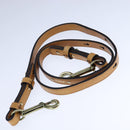 Chloe Etel Hand Bag Leather 2way Brown Gold Auth bs21307-22