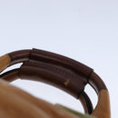 Chloe Etel Hand Bag Leather 2way Brown Gold Auth bs21307-8