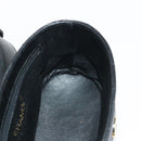 CHANEL Matelasse Shoulder Bag Lamb Skin Gold Black CC Auth bs21318-20