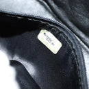 CHANEL Matelasse Shoulder Bag Lamb Skin Gold Black CC Auth bs21318-23