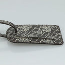 Berluti Calligraphy Name Tag Leather Brown Auth bs21332-5