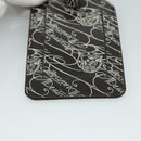 Berluti Calligraphy Name Tag Leather Brown Auth bs21332-8