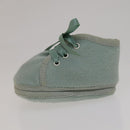 HERMES Baby Shoes Wool Light Blue Auth bs21342-11