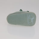 HERMES Baby Shoes Wool Light Blue Auth bs21342-14