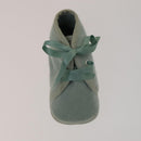 HERMES Baby Shoes Wool Light Blue Auth bs21342-6