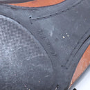 LOUIS VUITTON Driving Shoes Leather 6 1/2 Dark Brown LV Auth bs21343-7